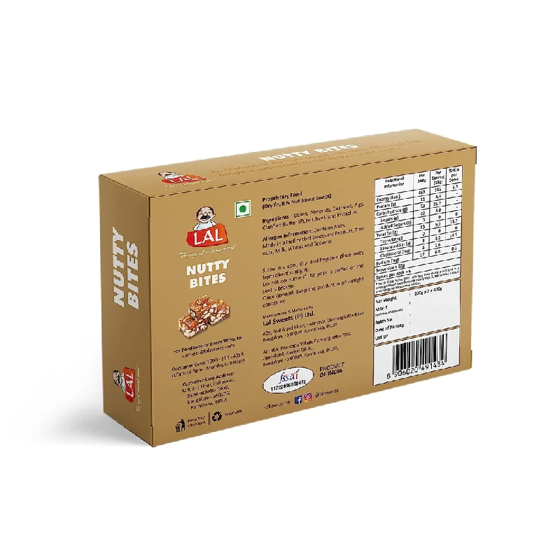 Lal Sweets Sugarless Nuttybites, 400 g-2.webp